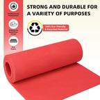 Do²ping Red Eva Foam Sheets Roll, 10mm EVA Craft Foam 39''x13.9'' High Density - Image 4