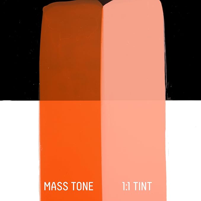 Liquitex BASICS Acrylic Paint, 250ml Tube, Cadmium Orange Hue - Image 3