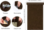 CHIHUT 12''x100'' Brown Velvet Flocking Contact Paper Self Adhesive Velvet - Image 8
