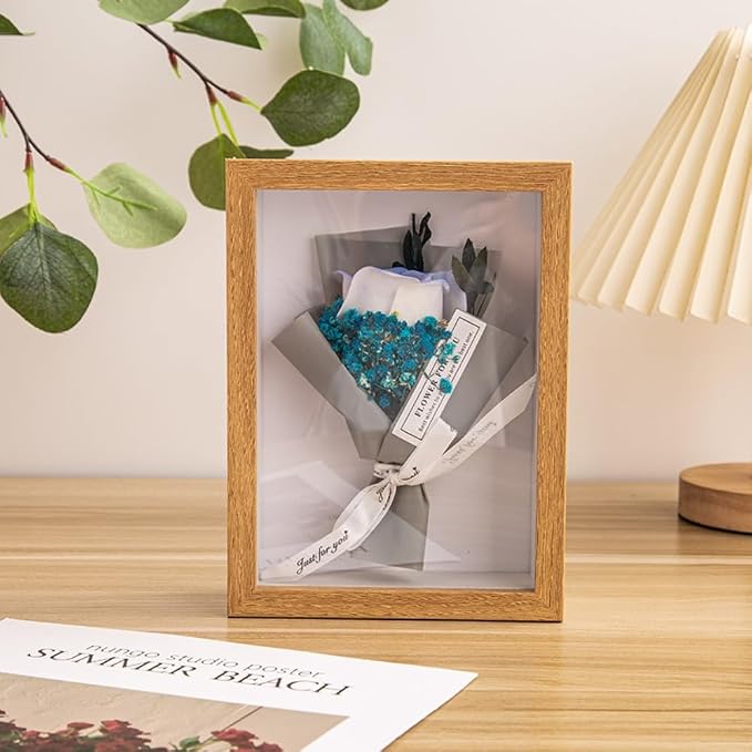 Shadow Box Frame, Rectangular Glass Display Case - Image 4
