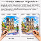 Soucolor Sketch Book 9x12, 100 Sheets Drawing Pad, Art Sketchbook - Image 6