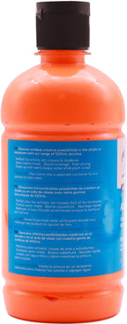 Mont Marte Signature Fluoro Orange Acrylic Paint, Semi-Matte Finish, 12 Colors - Image 5