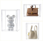 4 Tiers Clear Acrylic Display Case, Plastic Storage Bins - Image 5