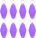 8PCS Motel Keychain Blank Hotel Key Tags Holder by PPhtony