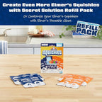 Elmer's Squishies Kids’ DIY Activity Kit, Creates 4 Mystery Characters - Image 4