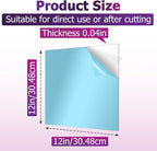 10 Pcs 12 x 12 x 0.04 Inch Acrylic Two Way Mirror Sheets | Through Mirror Glass - Image 3