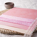 15Pcs Handmade Scrapbook Art Craft Textured Paper Colorful A5 sheet Mesh - Image 4