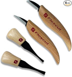 Flexcut Wood Carving Tools| Beginner Palm & Knife Set | 1095 High Carbon Steel by Flexcut