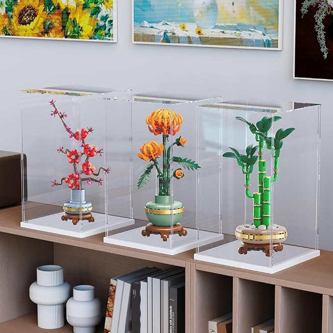 DuvinDD Acrylic Display Case for Lego Flowers Plum Blossom 10369 Lego - Image 3