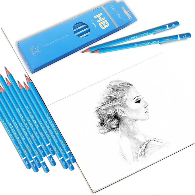 Sketch Pencils for Drawing HB, Sketching & Doodling | Graphite Pencil for - Image 5