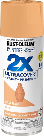 Rust-Oleum Painter's Touch 2X Ultra Cover Spray Paint, Fuzzy Peach | Indoor and by Rust-Oleum