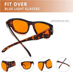 Eyekepper Mens Fit Over Blue Light Blocking Glasses Computer Gaming Eyeglasses - Image 5