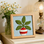 INFUNLY Potted Plant Punch Needle Kit - Image 2