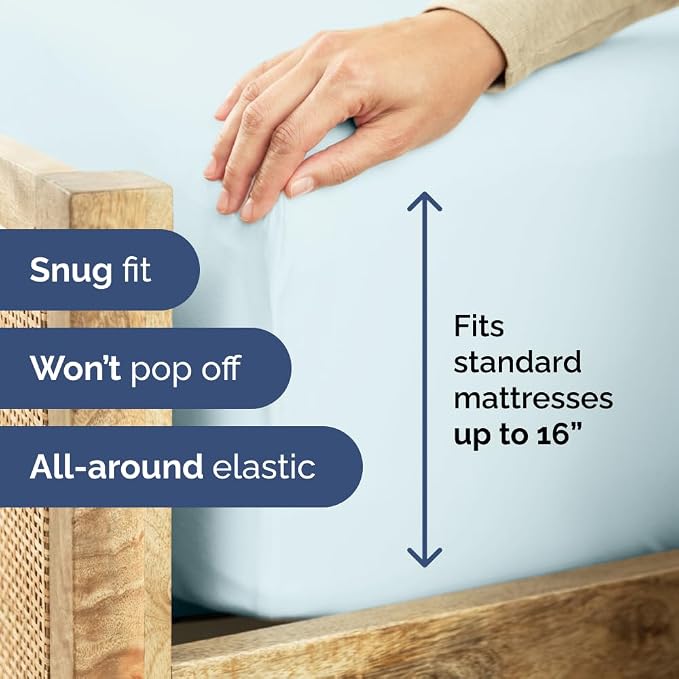 Cal King Fitted Bed Sheet - Image 3