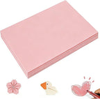 100 Sheets Large Pink Craft Paper by Shinok