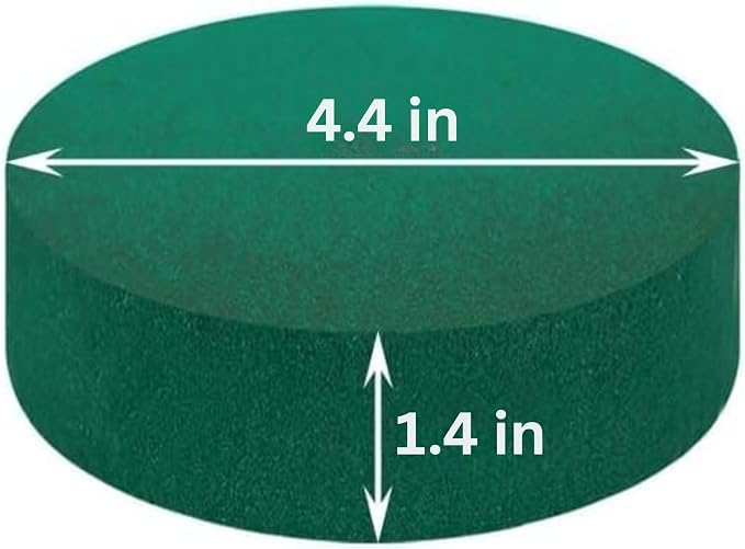 FLOFARE Pack of 6 Round Floral Foam Blocks - Image 2