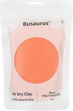 100g Orange Air Dry Foam Clay, DIY Magic Model Clay by BusaurusToys