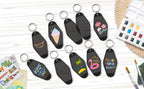 Yoption 50pcs Blank Motel Keychain Bulk - Image 2