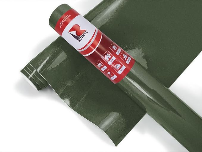 ORACAL 951 Series Autumn Green Metallic Cast Adhesive Vinyl 12in x 5ft by Rvinyl