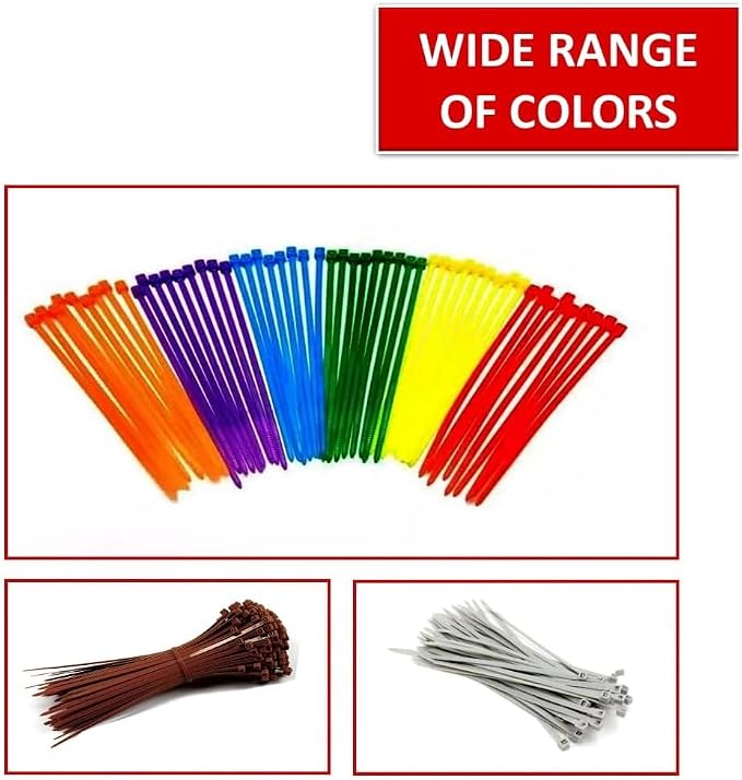 Kable Kontrol Blue Zip Ties 11 Inch 100 Pcs, 50 Lbs Tensile Strength, - Image 5