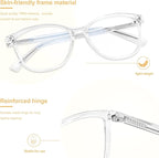 Madison Avenue Blue Light Blocking Glasses Anti Eyestrain UV Glare Blue Light - Image 4