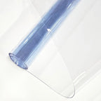 Clear Vinyl Fabric for Sewing, Transparent PVC Vinyl Roll 11.8" x 48" Super by JERLITU