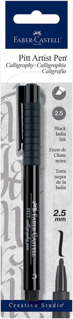 A.W. FABER CASTELL USA FC800073T FC800073 Pitt Calligraphy 2Mm Blk Bc by Faber-Castell