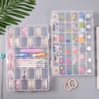 2 Pack Clear Bead Organizer Tackle Box - Image 7