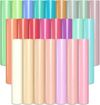 Tintnut Candy Color Heat Transfer Vinyl, 24 Sheets 12×10in Iron on Vinyl | by Tintnut