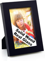 RPJC 4x6 inch Picture Frames Made of Solid Wood High Definition Glass by RPJC