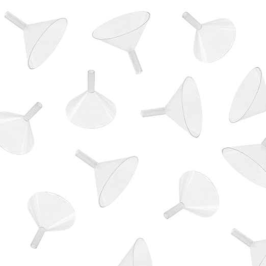 Super Z Outlet Small Clear Plastic Mini Funnels by SuperZOutlet