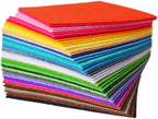 Felt Sheets, DIY Craft Sewing Pre-Cut Quilt Squares, Premium Colorful Hard - Image 4