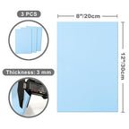Light Baby Blue Cast Acrylic Sheets 1/8 Thick, 12x8 inch, - Image 2