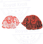 Royal Kraft Wooden Stamps DIY Fabric, Henna Printing Blocks THDtag065 - Image 4