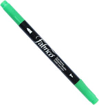 Tsukineko Dual-Ended Fabrico Marker Color-Fast, Spring Green - Image 3