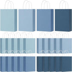 Gaillty 24 Pcs Dusty Blue Paper Bags by Unknown