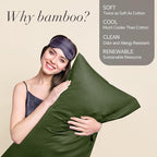 BEDELITE King Size Pillow Cases Set of 2, Rayon Derived from Bamboo, Cooling - Image 2