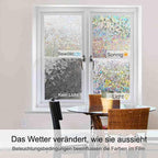 Volcanics Privacy Film with Installation Tools, Static Clings Vinyl 3D Decals - Image 6