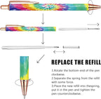 Ballpoint Pen 3Pcs Click Black Ink Metal Retractable 1.0 mm Medium Ballpoint - Image 4