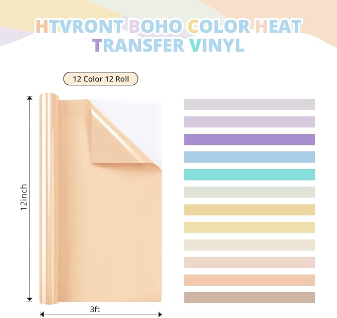 HTVRONT Boho HTV Vinyl Bundle - Image 2