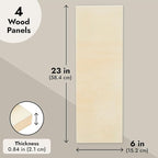 Bright Creations Unfinished Wood Panels - Image 6