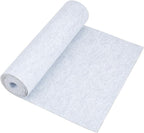 BENECREAT 118x15.75 Inch Light Grey Felt Roll, 2mm Thick Craft Felt Fabric Soft by BENECREAT