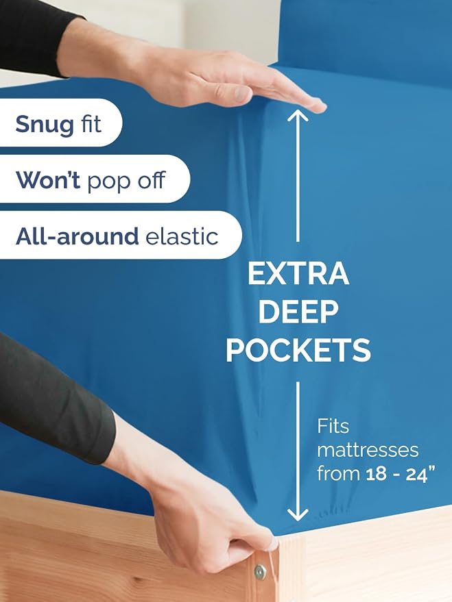 Extra Deep Queen Fitted Sheet - Image 2