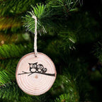 Unfinished Natural Wood Slices 30Pcs 2.75-3.1 inch Wood Coaster Pieces Craft - Image 2