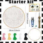 INFUNLY Cat Flowers Punch Needle Kit - Image 2