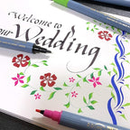Kuretake ZIG Calligraphy Pens, 2mm. 3.5mm Dual Tip Markers, AP-Certified - Image 6