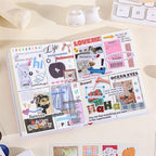 Girl's Korean Sticker Book, Food and Daily Life Theme - Image 6