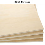 CertBuy 12" x 12" Plywood Board 1/2 Thick, 4 Pack Plywood Squares, Baltic Birch - Image 4