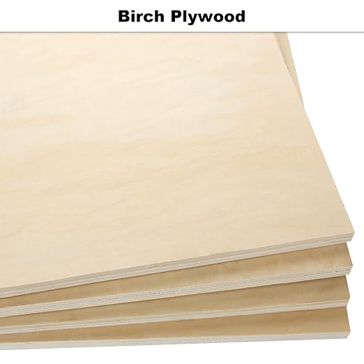 CertBuy 12" x 12" Plywood Board 1/2 Thick, 4 Pack Plywood Squares, Baltic Birch - Image 4