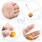 300Pcs Stainless Steel Ball Chain Set, 2.4mm Bead Chains 10 Colors 3.9 Inch - Image 3